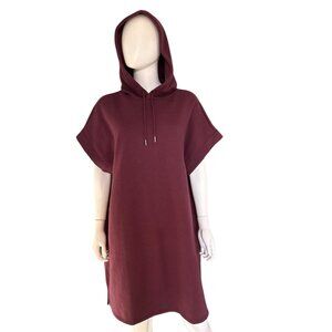 DSG Twitch and Allison Hooded Fleece Dress in Winetasting XXL NEW